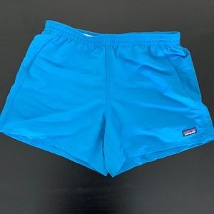 NEW Patagonia Baggies Shorts Drawstring Nylon Joya Blue Lightweight 5" Inseam